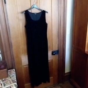 Long Karen Kane Sparkly Velvet Dress